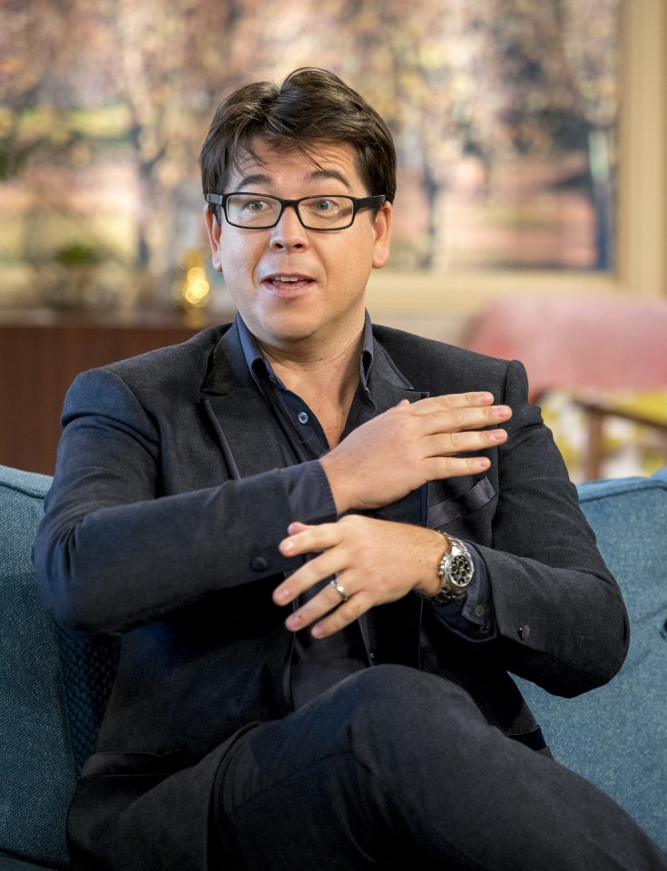 Editorial use only..Mandatory Credit: Photo by Ken McKay/ITV/Shutterstock (9237948w)..Michael McIntyre..'This Morning' TV show, London, UK - 23 Nov 2017