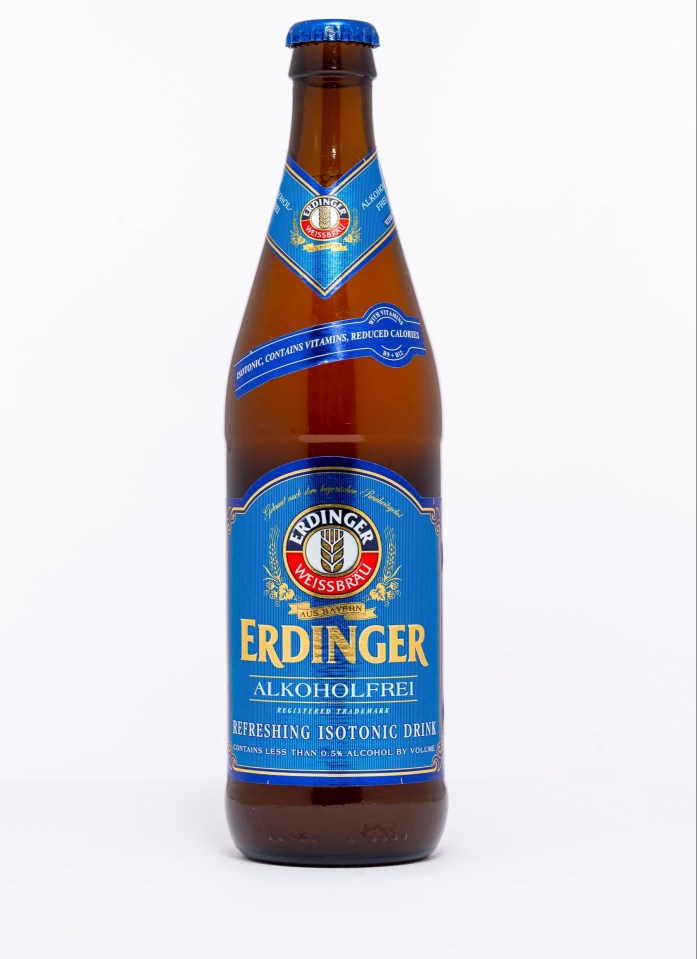 The alcohol-free version of Erdinger is just as delicious