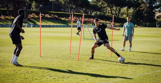 Arsenal man Kieran Tierney was previously spotted at The Campus in Portugal