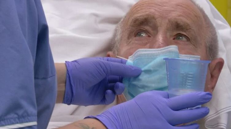 An 80-year-old man ended up in A&E on the Channel 4 show after knocking himself out while falling out of bed