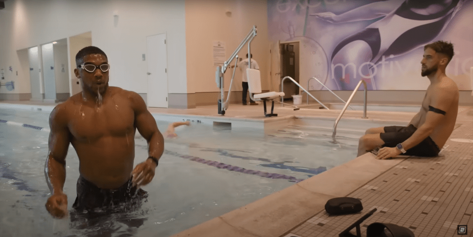 Anthony Joshua reached out to Wladimir Klitschko for swimming advice