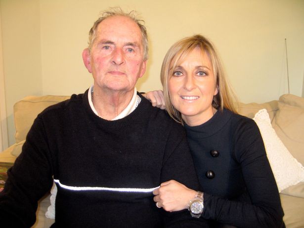 Fiona Phillps with her dad Neville