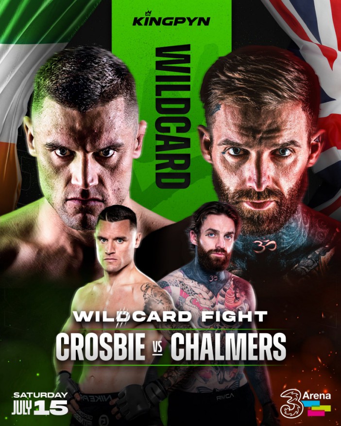 Kiefer Crosbie will take on Aaron Chalmers on July 15