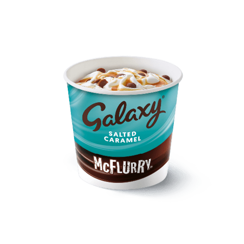 Galaxy Salted Caramel McFlurry is perfect for those with a sweet tooth