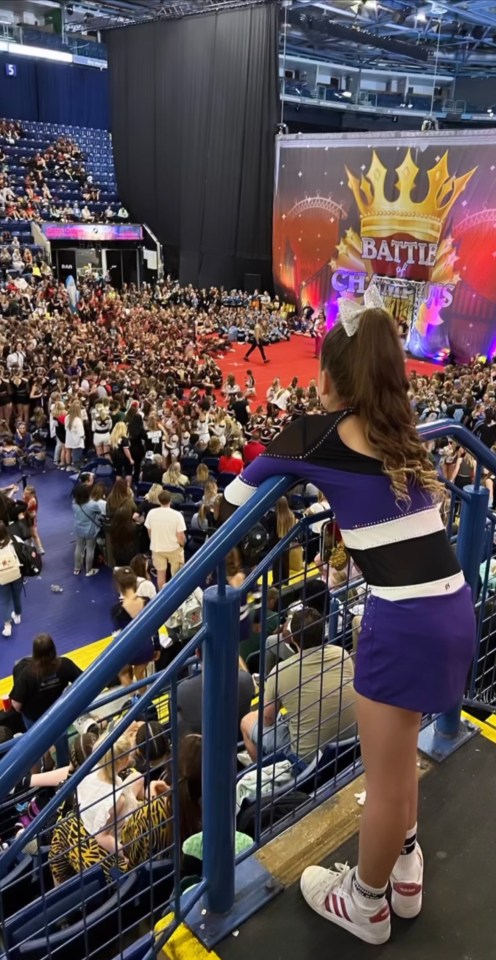 The NHS doctor and her daughter attended the ICC Battle of the Champions cheerleading tournament