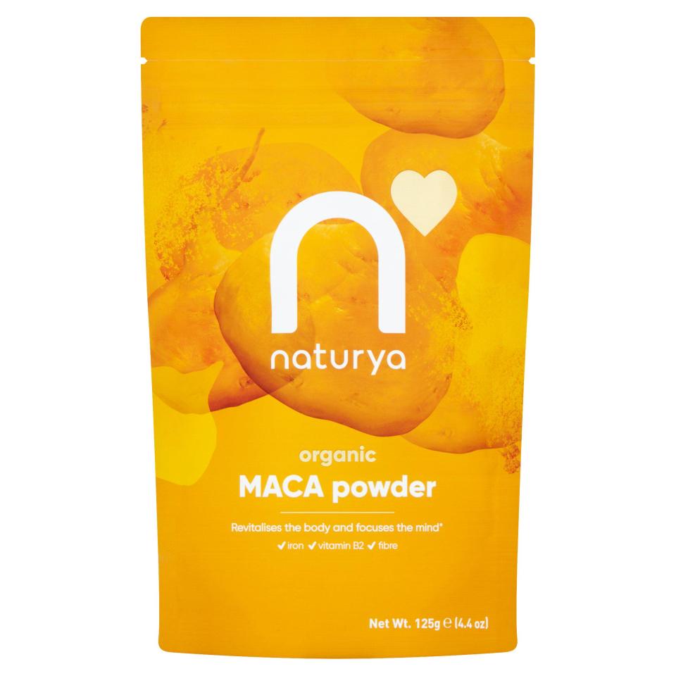 Naturya Organic Maca Powder is available in Sainsbury's and Tesco for less than a fiver