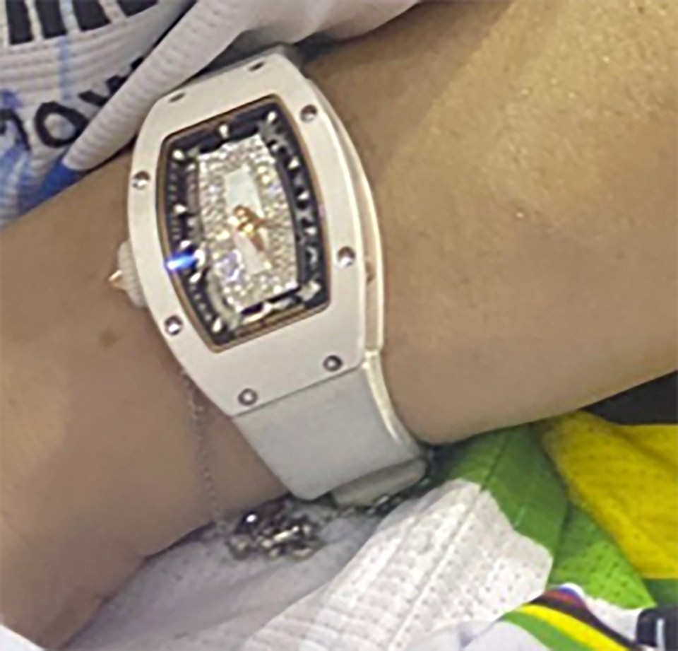 The thieves took two Richard Mille watches with a combined value of £700,000