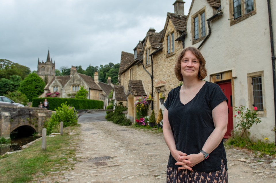 Georgina Kingshot who lives near the pretty houses by the river in Castle Combe