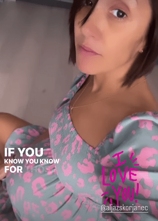 Janette Manrara shut down speculation as she showed off her baby bump today