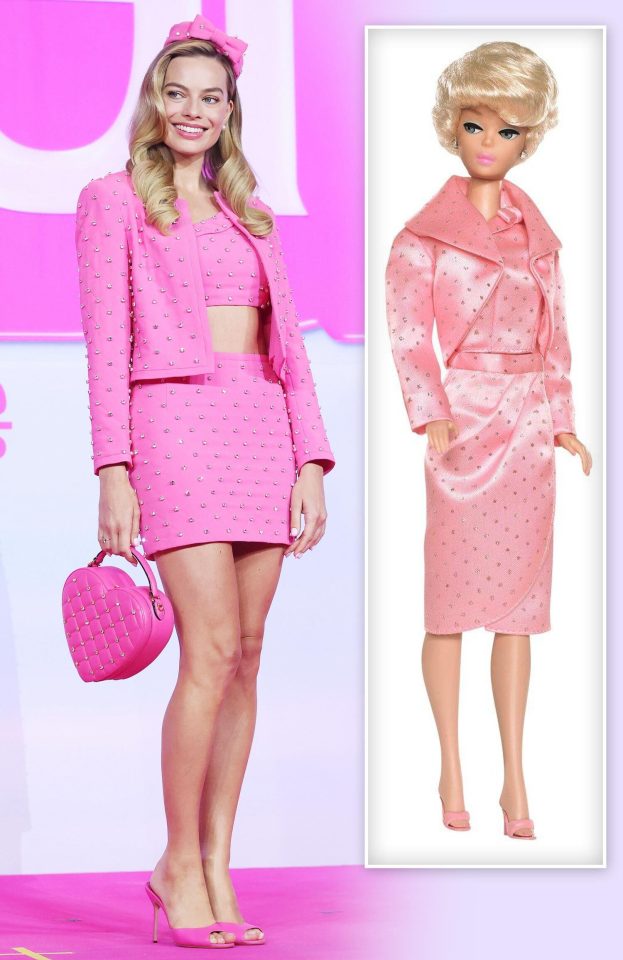 Appearing in Seoul, Margot transformed herself brilliantly into the Sparkling Pink Barbie of 1964 vintage