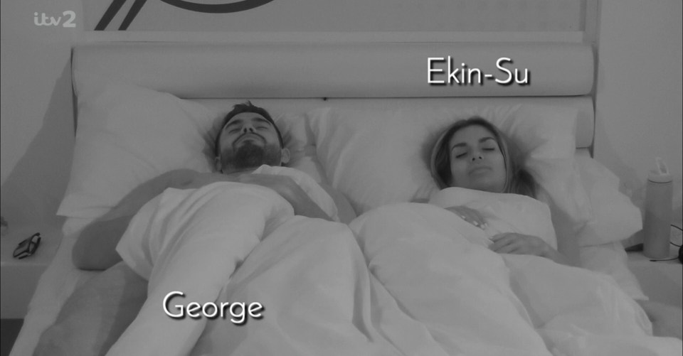 Ekin and George’s bedroom antics were aired on Movie Night