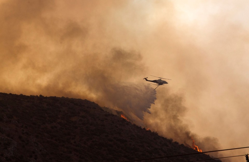 Volos residents have been warned to stay indoors