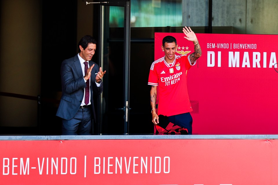 Angel Di Maria has returned to Benfica 13 years after his departure for Real Madrid