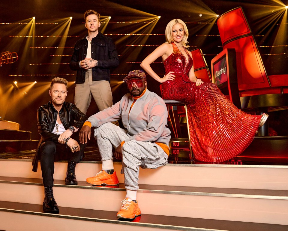 Ronan Keating, Danny Jones, Will.i.am and Pixie Lott are The Voice Kids’ judges