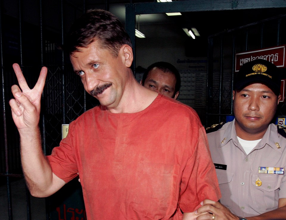 Bout was arrested in Thailand following a stint in 2007