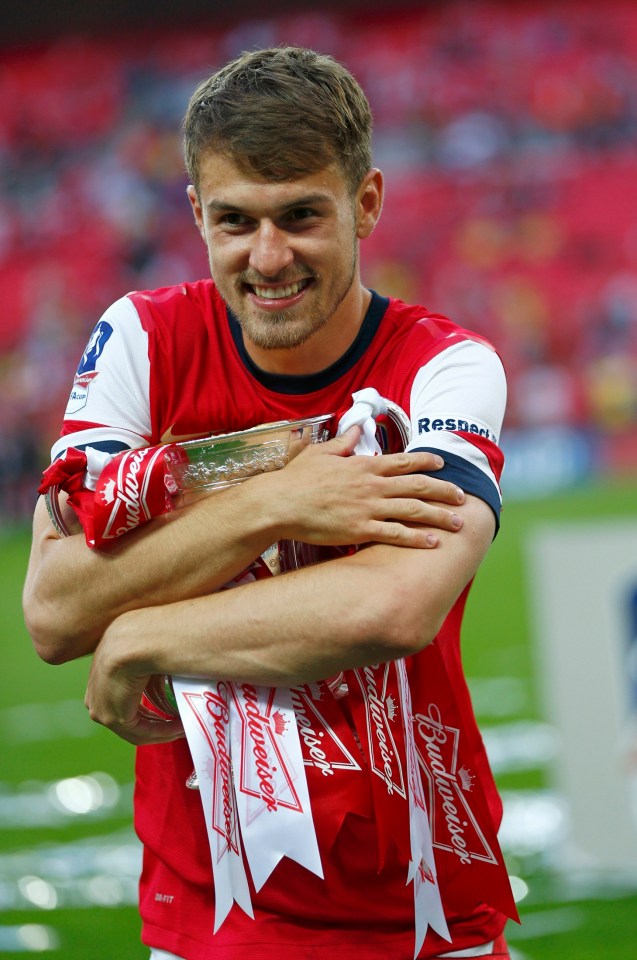 The Welshman moved to Arsenal and won the FA Cup three times