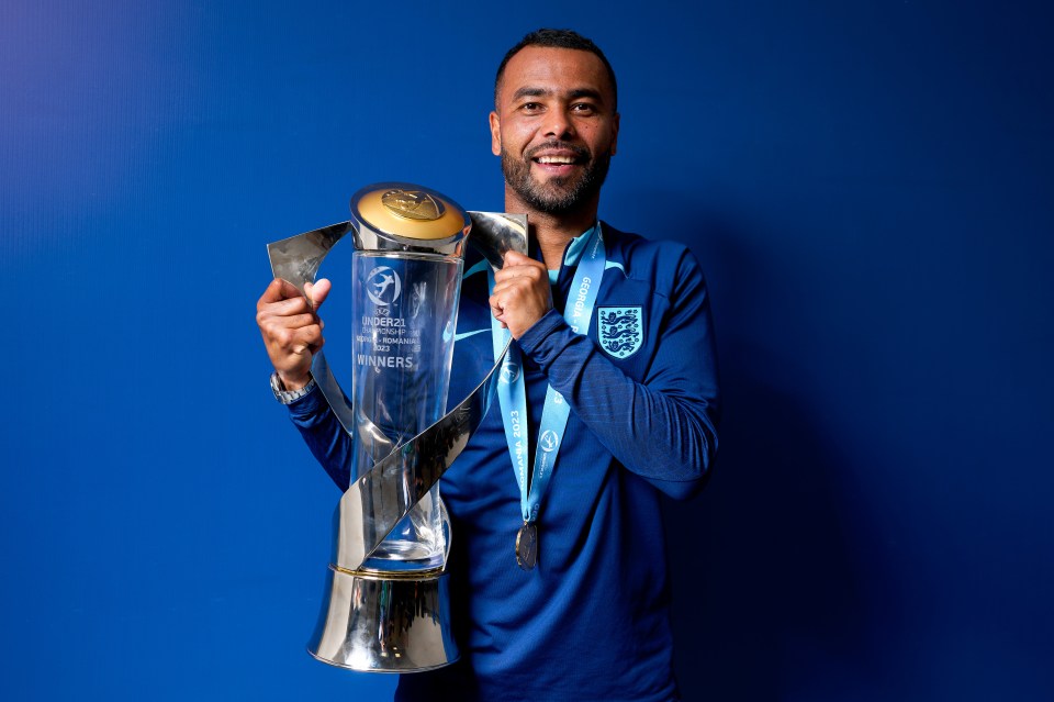 Ashley Cole helped guide England's Under-21s to Euro glory in Georgia