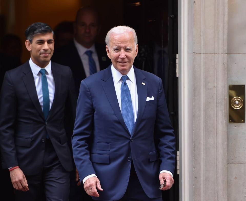 Biden and Sunak had tea and discussion in preparation for the NATO summit