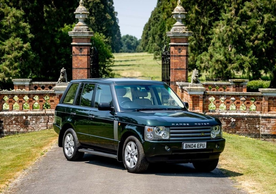 The 2004 Range Rover was ordered in Epson Green with Sand (Oxford Leather) - and is powered by a 4.4-litre V8 engine