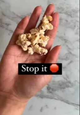 Nikki Jurcutz from Tiny Hearts Education also suggested you avoid giving your little one popcorn