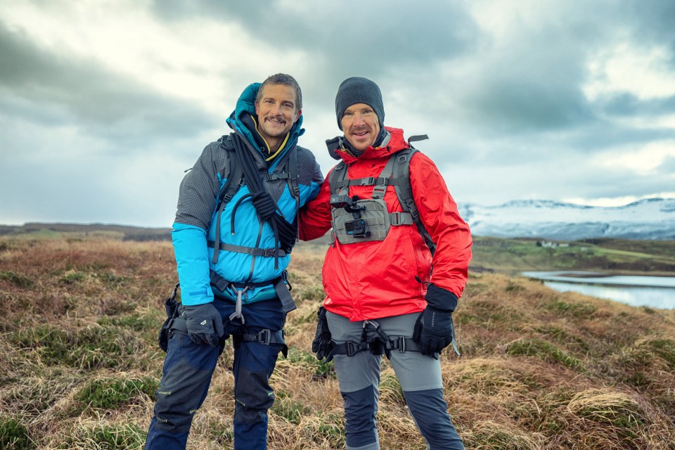 Benedict Cumberbatch appears on Bear Grylls new series' Running Wild