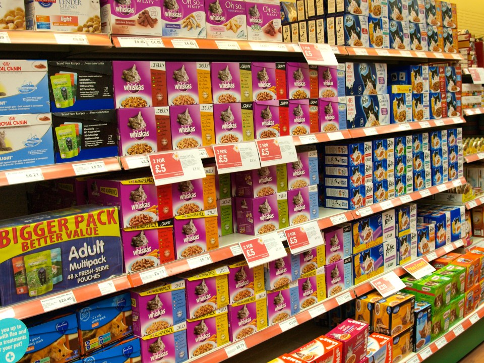 Branded pet food saw sales increase despite the cost of living crisis