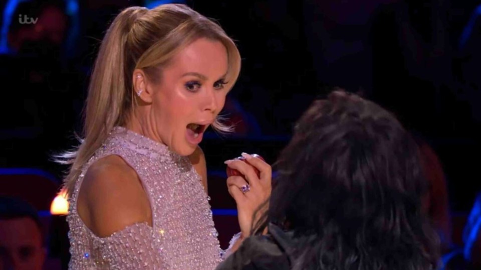 Amanda Holden was left terrified by The Witch’s performance