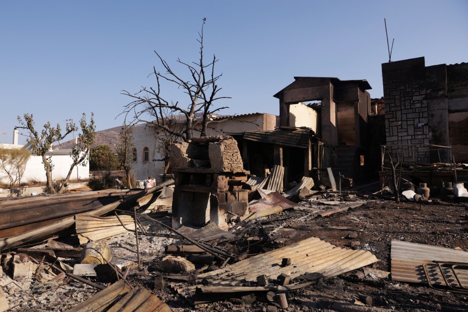 Homes have been decimated by the wildfires - and more could be on the way