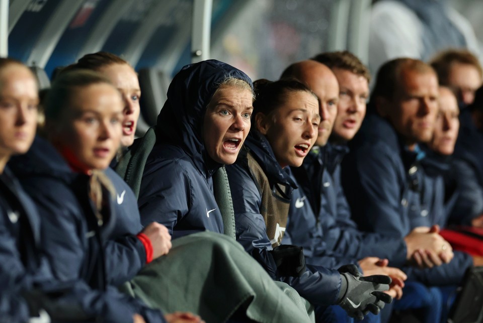 Former Ballon d'Or winner Hegerberg watched the game from the bench