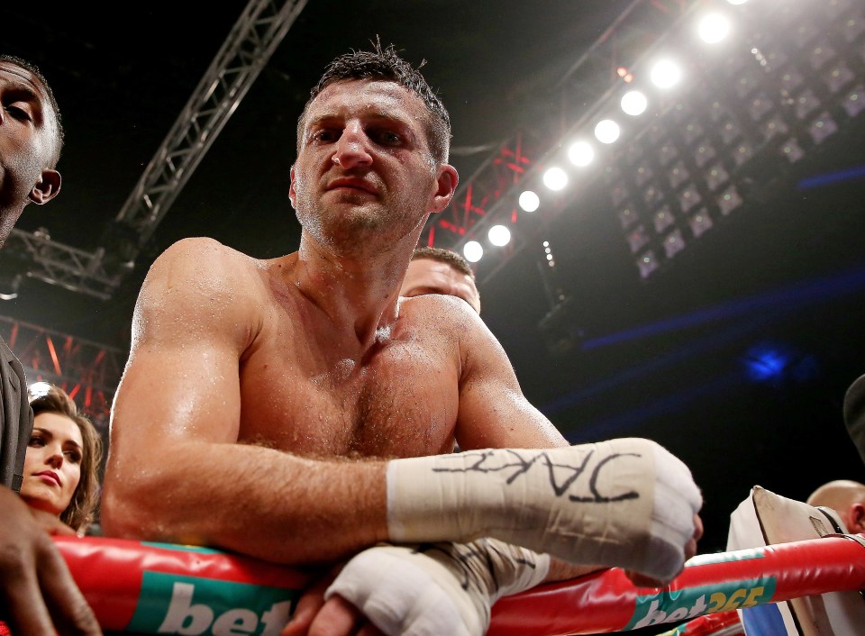 Joshua bizarrely singled out Carl Froch's nose as justification for the switch