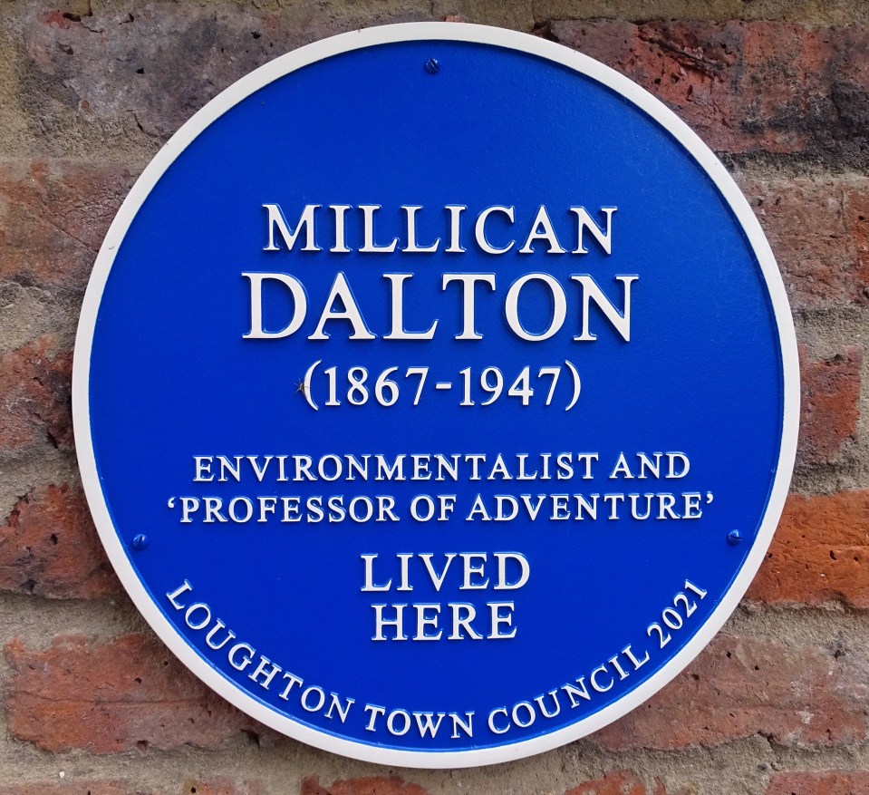 The cave-dweller is honoured with a blue plaque in Buckinghamshire