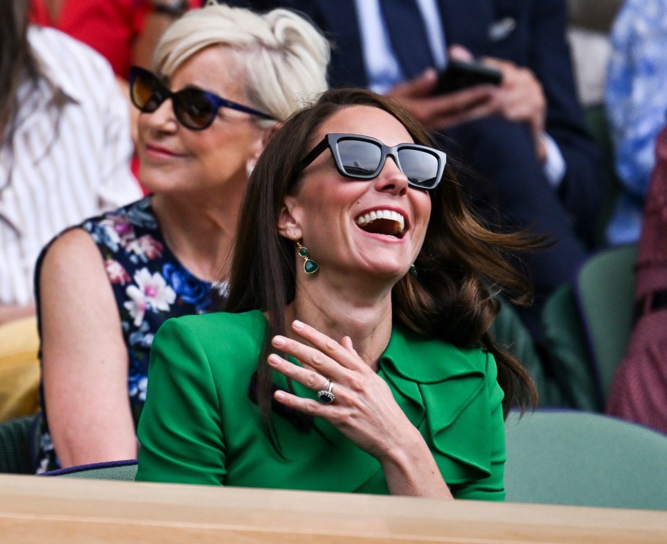 Tennis fan Kate loved Sunday's thriller between Carlos Alcaraz and Novak Djokovic