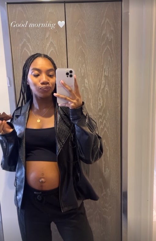 The influencer is expecting a baby girl