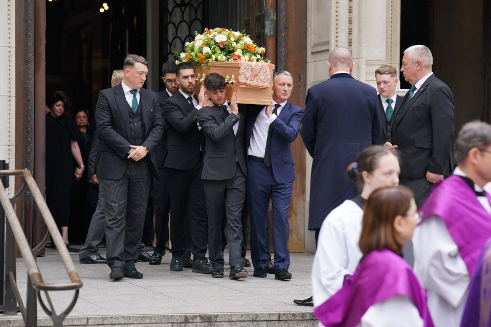 Nottingham rampage victim Grace O’Malley-Kumar was today farwelled at a heartbreaking funeral