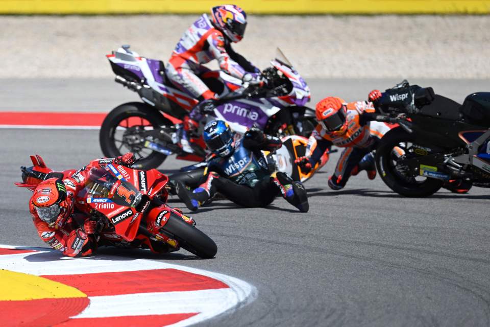 The MotoGP race at Silverstone will not be shown live on ITV