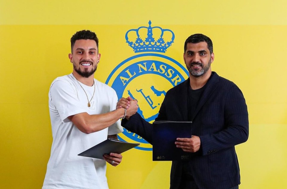 Alex Telles has joined Al-Nassr