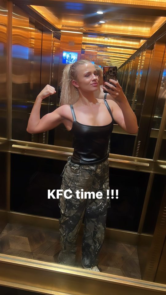 Daniella Hemsley headed to KFC after her Kingpyn win