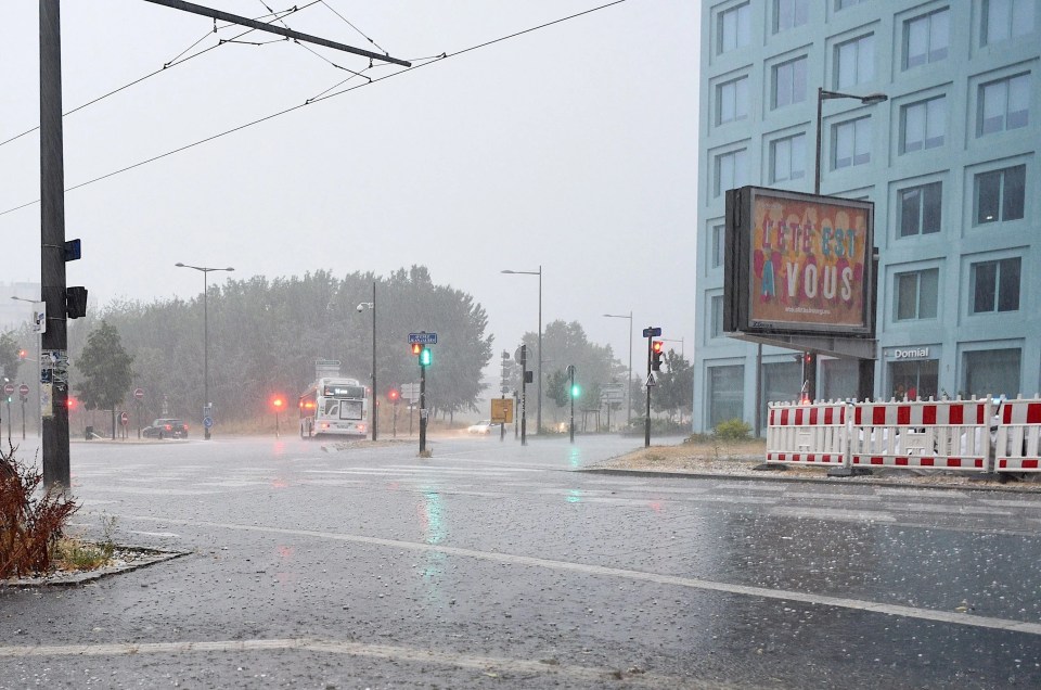 France has already been battered by thunderstorms