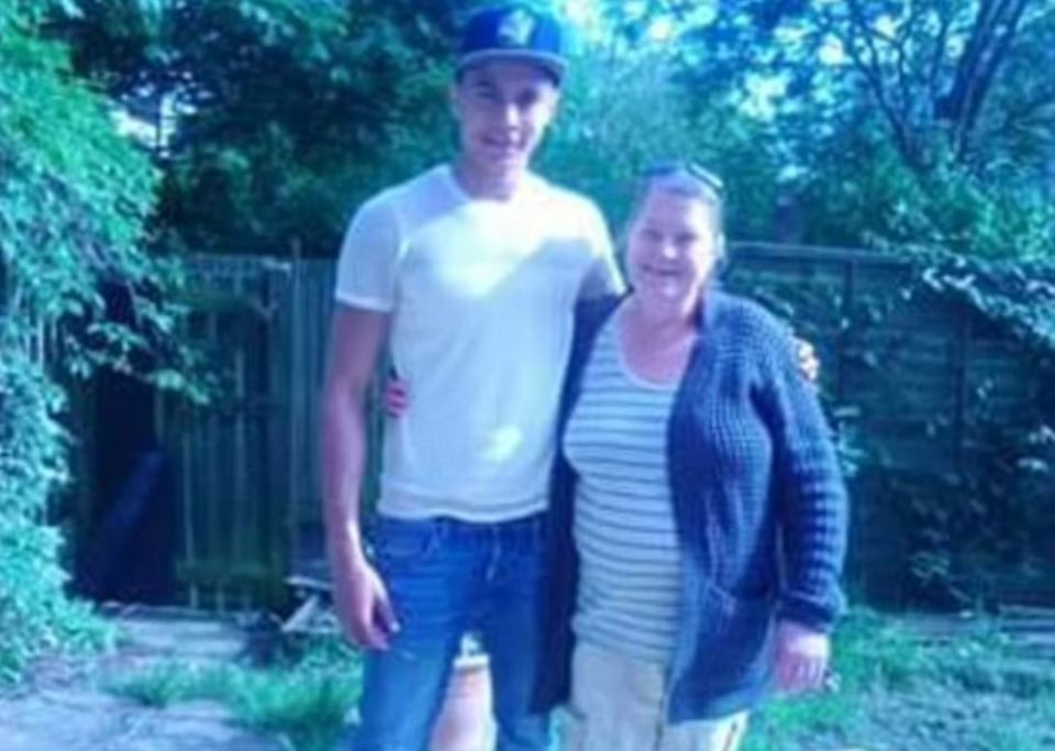 Alli, pictured with his biological mother Denise, was adopted by an 'amazing family' when he was 12