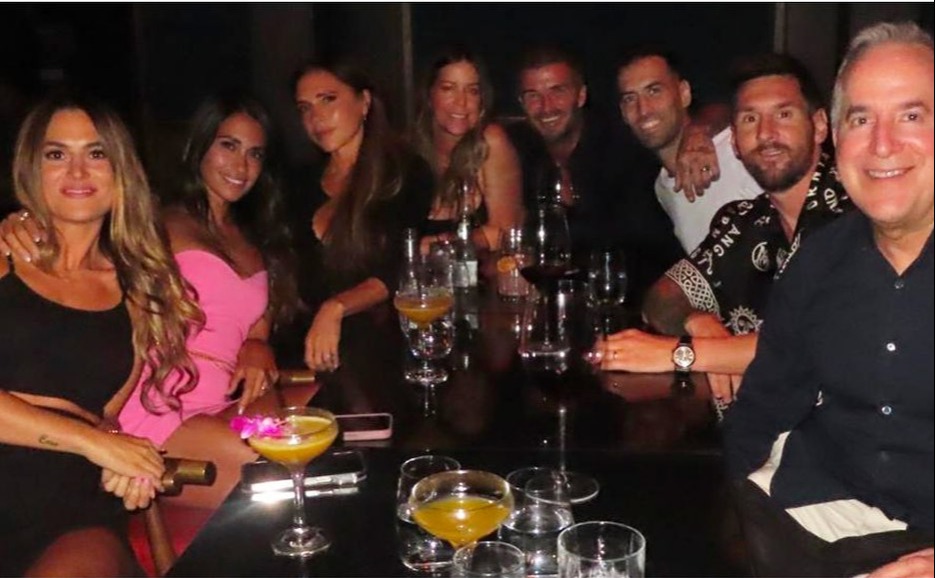 David Beckham and his newest Inter Miami superstars took their Wags out for dinner