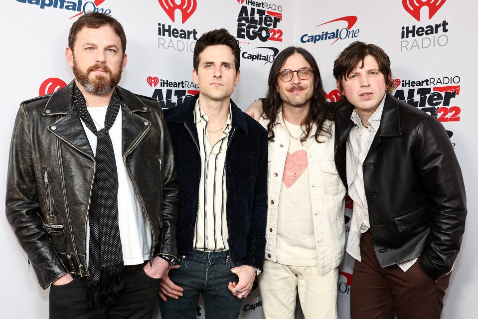 Rock stars Kings of Leon