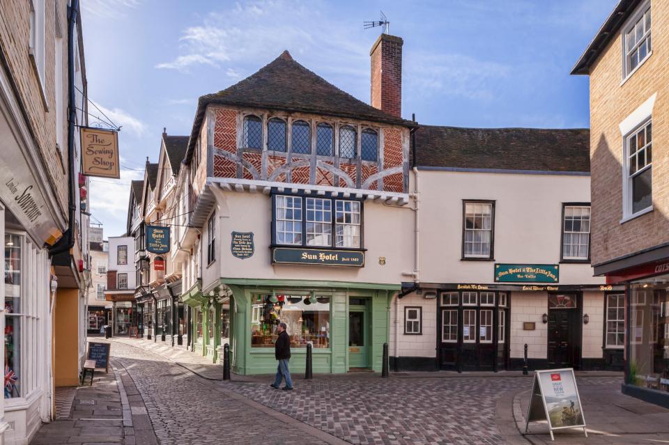 Holidaymakers have been comparing Canterbury (pictured) to Paris