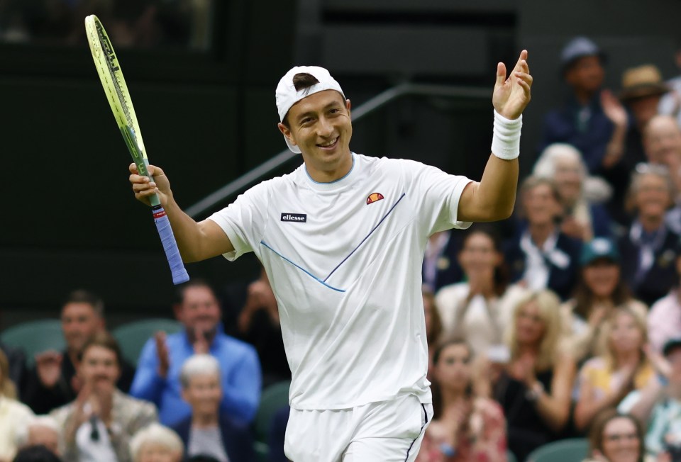 Essex-born Peniston won just four games on his Centre Court debut