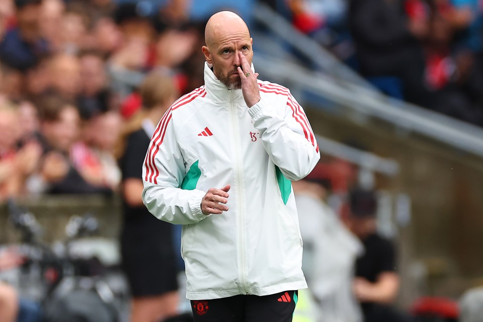 Erik ten Hag is facing the prospect of being without a new striker at the start of the season