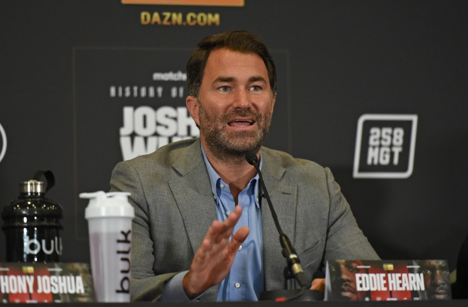 Promoter Eddie Hearn was initially skeptical about the fight being a sell out