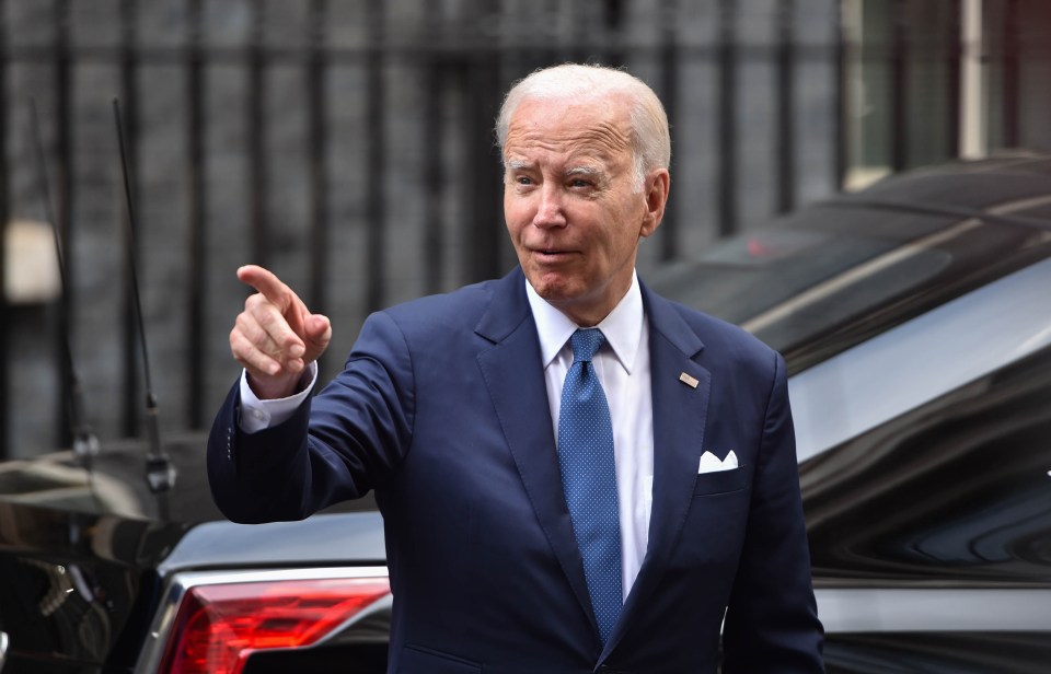 Biden stopped by Downing Street today before meeting with King Charles III