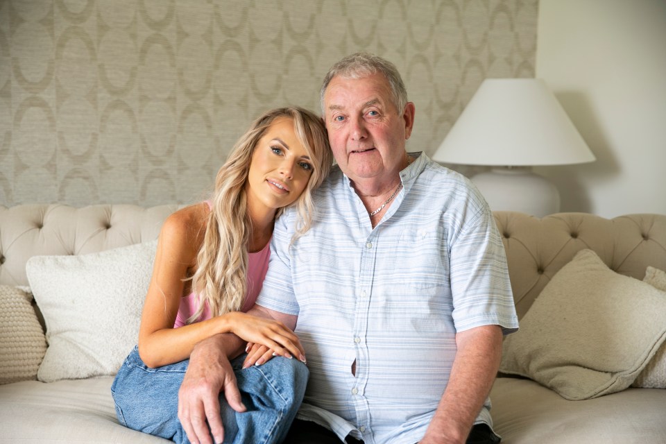 Faye struggled to cope without being able to call her dad every day like normal