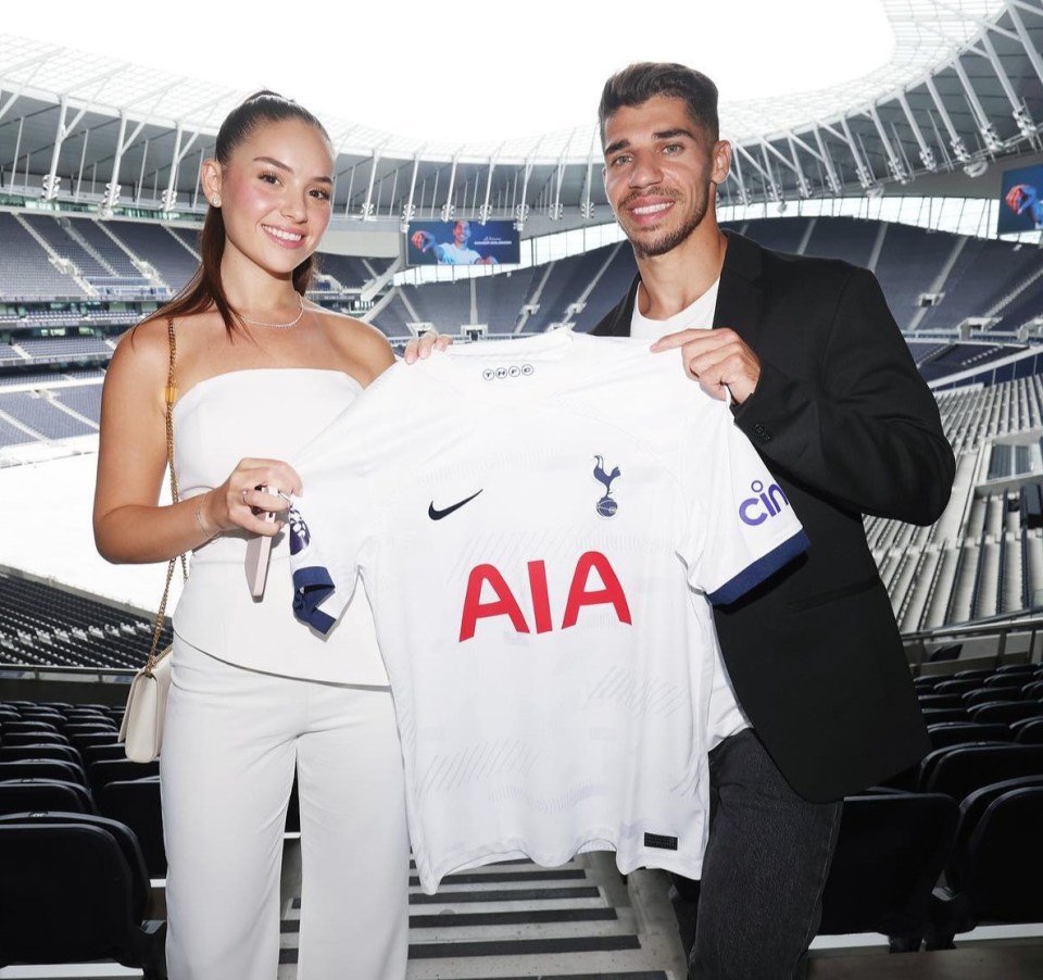 Tottenham new boy Manor Solomon is Dana's boyfriend