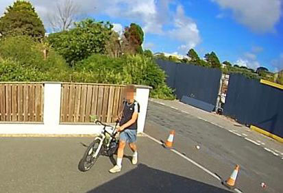 One resident caught a kid parking their bike on their driveway before going into the site