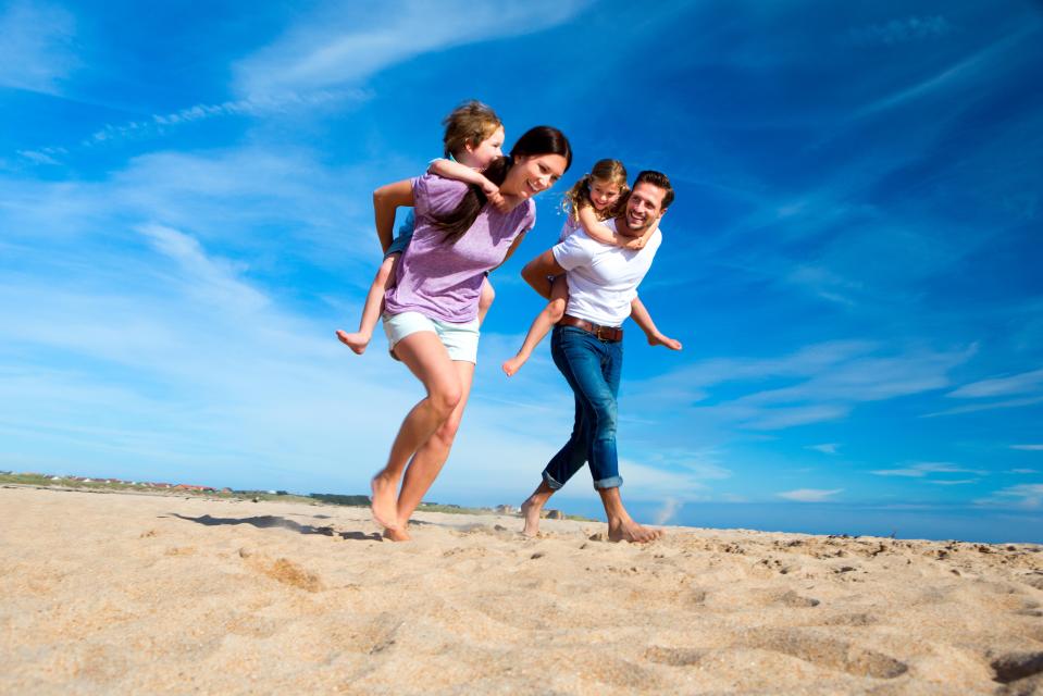 The beach mat is both sand-proof and water-resistant